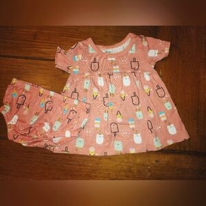 Gerber Baby Girl Dress & Diaper Cover
